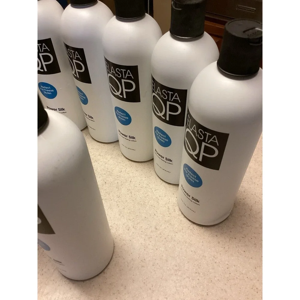 NEW Elasta QP Elasta Power Silk Styling Firm Hold Lotion Freeze Styles Rod Sets